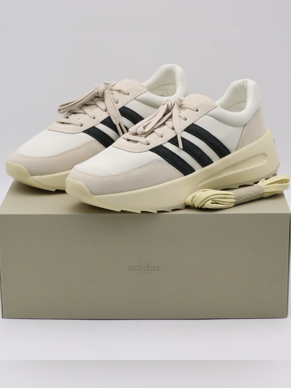 Men’s Adidas Fear Of God Athletics Los Angeles Lace Up Sneakers Size 9 NWT